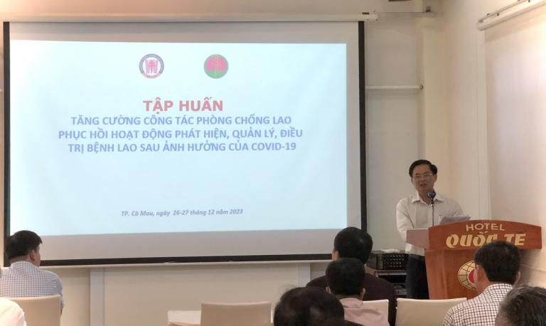 TẬP HUẤN “TĂNG CƯỜNG CÔNG TÁC PHÒNG CHỐNG LAO, PHỤC HỒI HOẠT ĐỘNG PHÁT HIỆN, QUẢN LÝ, ĐIỀU TRỊ BỆNH LAO SAU ẢNH HƯỞNG CỦA COVID-19”