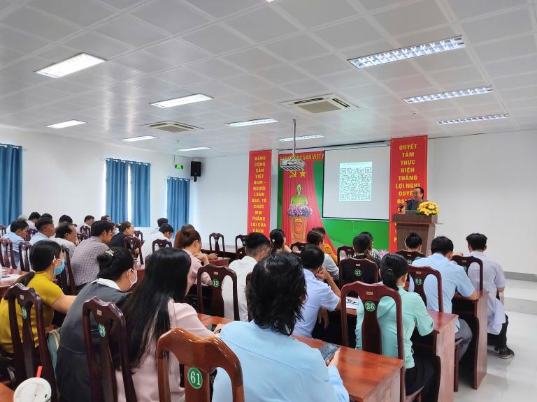 TẬP HUẤN QUẢN LÝ CHƯƠNG TRÌNH CHỐNG LAO, LAO KHÁNG ĐA THUỐC VÀ LAO TIỀM ẨN