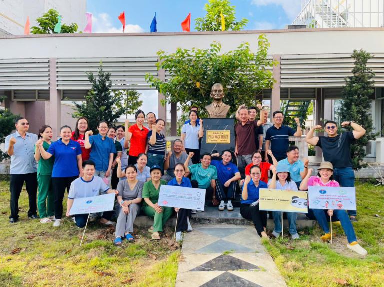 BỆNH VIỆN LAO VÀ BỆNH PHỔI CÀ MAU HƯỞNG ỨNG NGÀY SỨC KHỎE TOÀN DÂN 07/4/2026