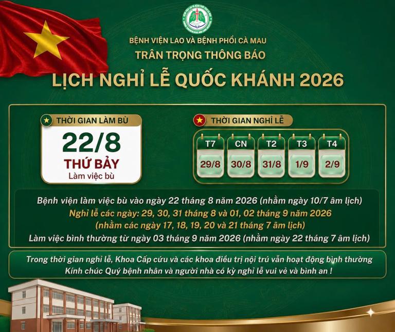 LỊCH NGHĨ LỄ QUỐC KHÁNH 2026